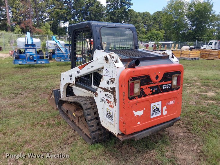 image for item EE1635 2019 Bobcat T450 tracked skid steer loader