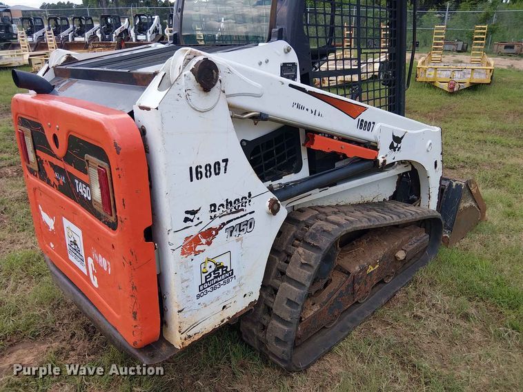 image for item EE1635 2019 Bobcat T450 tracked skid steer loader
