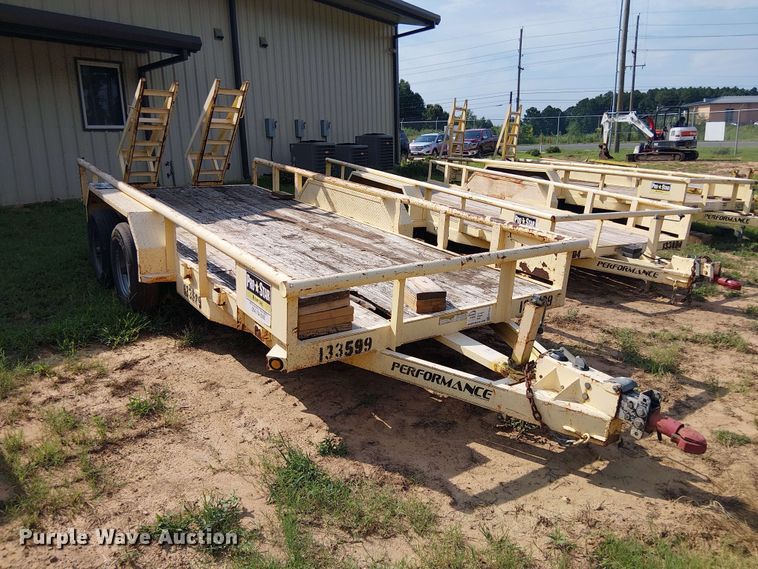 image for item EE1644 2016 Parker Performance utility trailer
