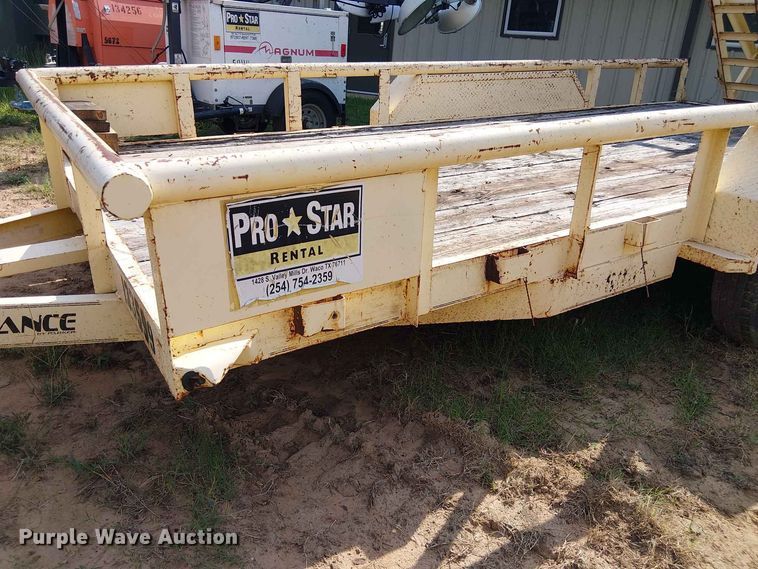 image for item EE1644 2016 Parker Performance utility trailer