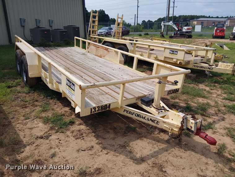 image for item EE1645 2016 Parker Performance utility trailer