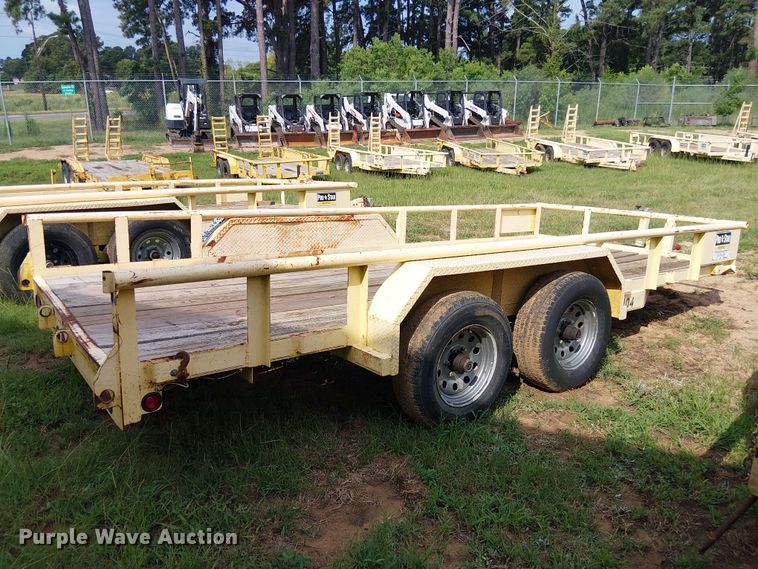 image for item EE1645 2016 Parker Performance utility trailer