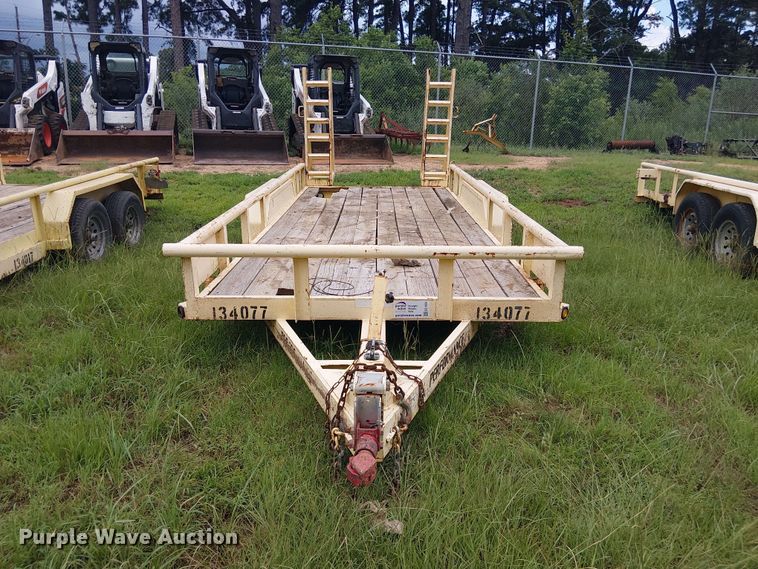 image for item EE1652 2018 Parker Performance utility trailer