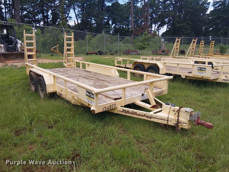 image for item EE1652 2018 Parker Performance utility trailer