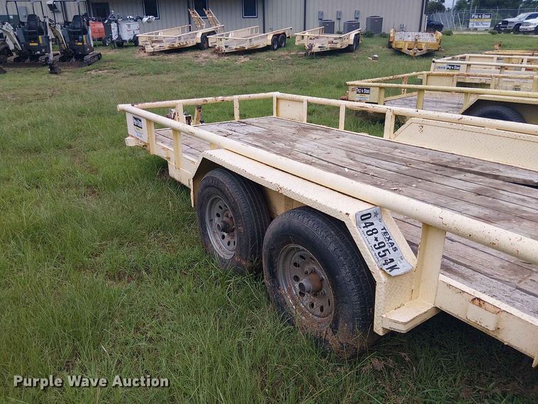 image for item EE1652 2018 Parker Performance utility trailer