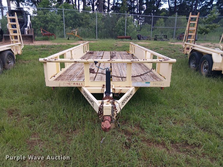 image for item EE1653 2012 Parker Performance utility trailer