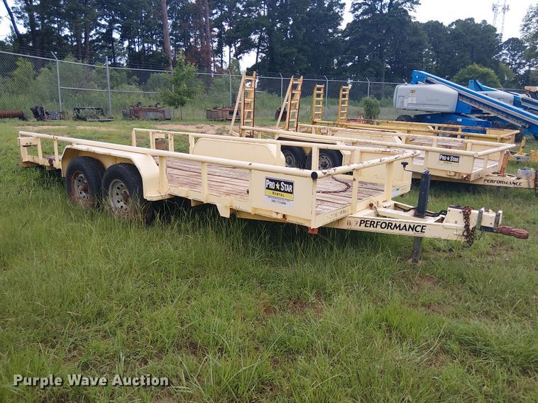 image for item EE1653 2012 Parker Performance utility trailer