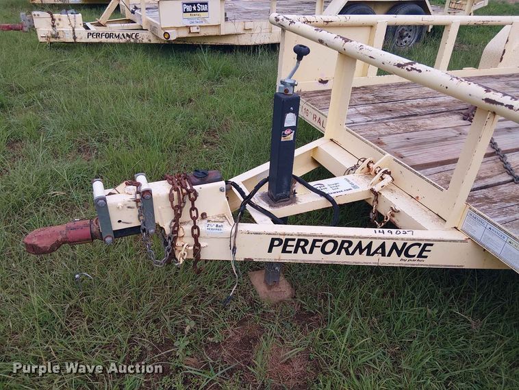 image for item EE1653 2012 Parker Performance utility trailer