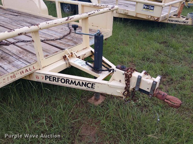 image for item EE1653 2012 Parker Performance utility trailer