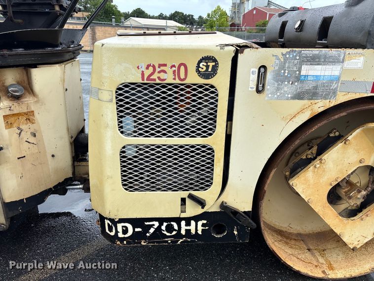 image for item EF1250 1998 Ingersoll Rand DD-70HF double drum vibratory roller