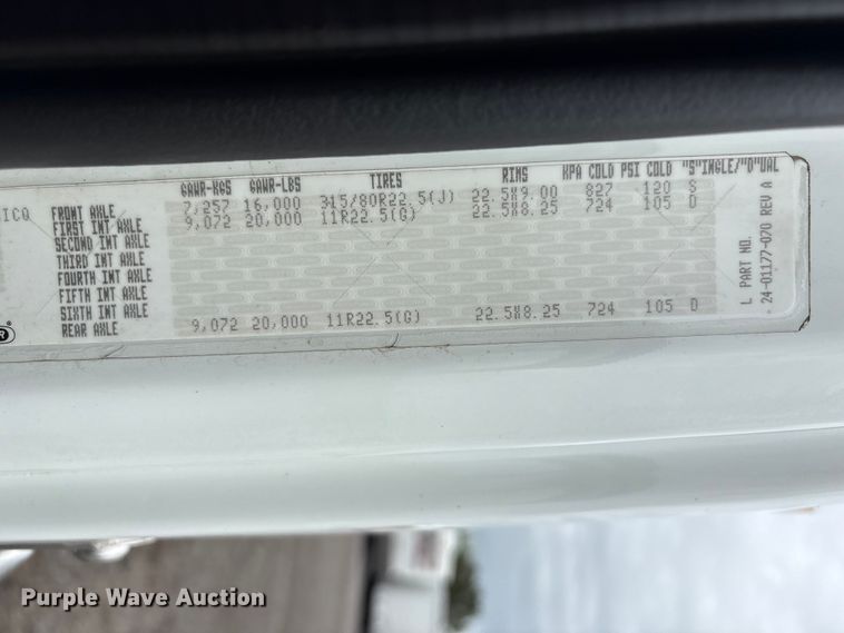 image for item EG9217 2012 Freightliner Business Class M2 Crew Cab utility / service truck