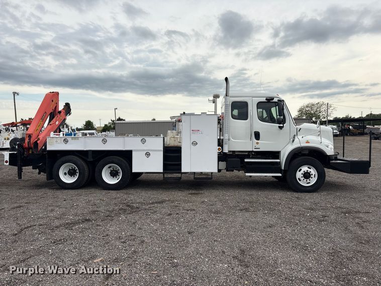 image for item EG9222 2012 Freightliner Business Class M2 Ext. Cab crane truck