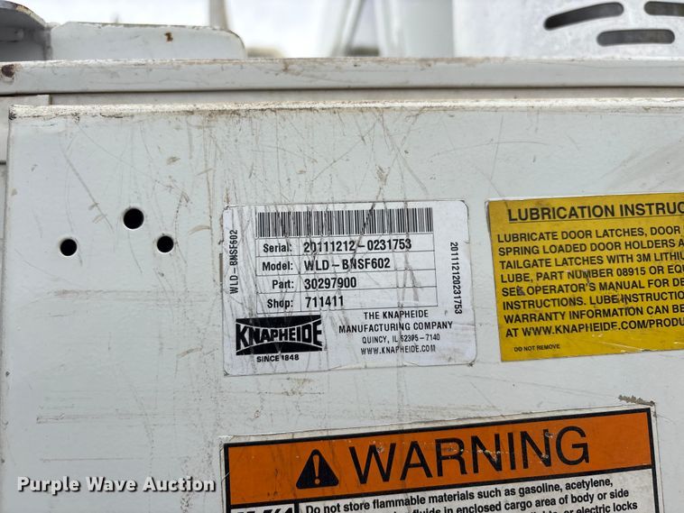 image for item EG9222 2012 Freightliner Business Class M2 Ext. Cab crane truck