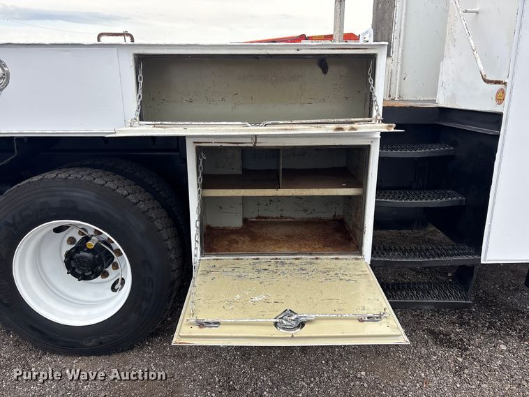 image for item EG9222 2012 Freightliner Business Class M2 Ext. Cab crane truck