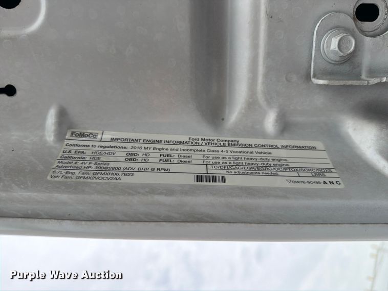 image for item EG9225 2016 Ford F550 Super Duty Crew Cab utility / service truck