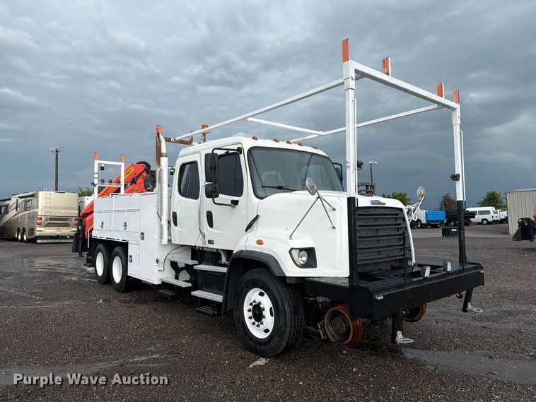 image for item EG9245 2014 Freightliner 108SD Crew Cab crane truck