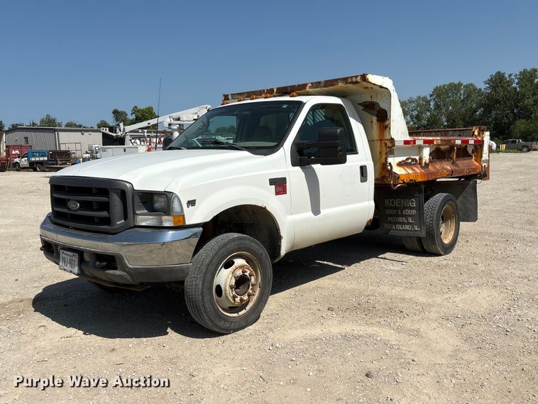 image for item EI5940 2004 Ford F450 Super Duty dump truck