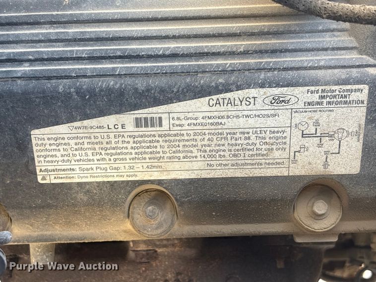 image for item EI5940 2004 Ford F450 Super Duty dump truck