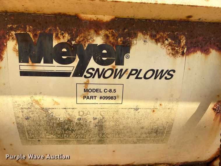 image for item EI5943 Meyers C-8.5 snow plow