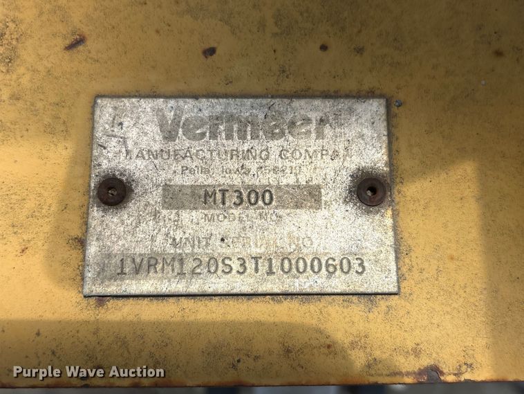image for item EI5945 Vermeer MT300 mud mixing tank