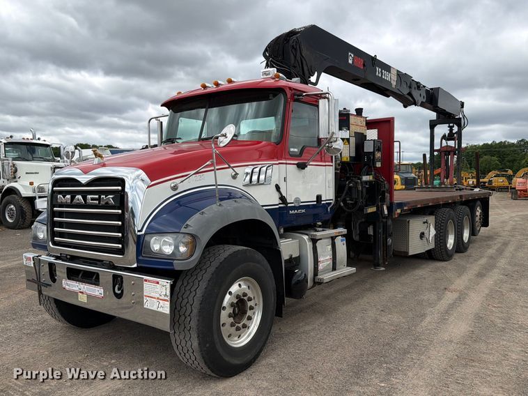 2017 Mack GU713 Crane Truck #