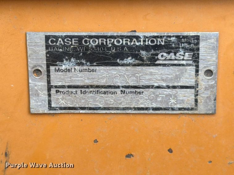 image for item EM0139 2002 Case 70XT skid steer loader