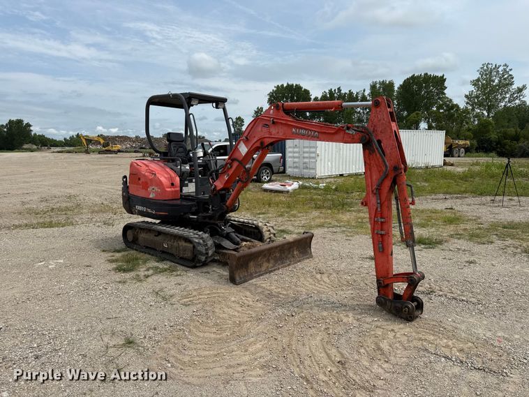 image for item EN0348 2013 Kubota KX91-3 mini excavator