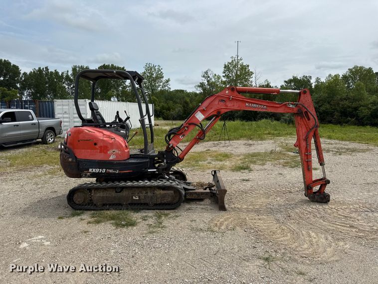 image for item EN0348 2013 Kubota KX91-3 mini excavator