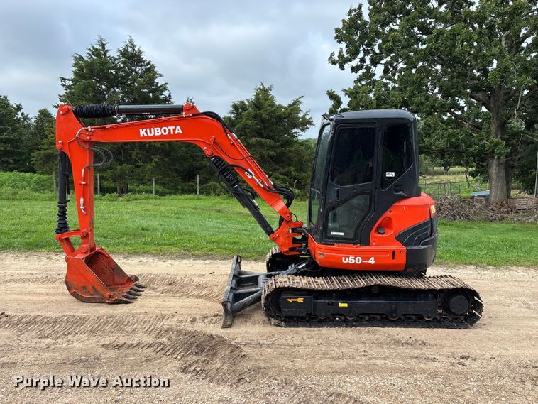 image for item EO4348 Kubota U50-4 mini excavator