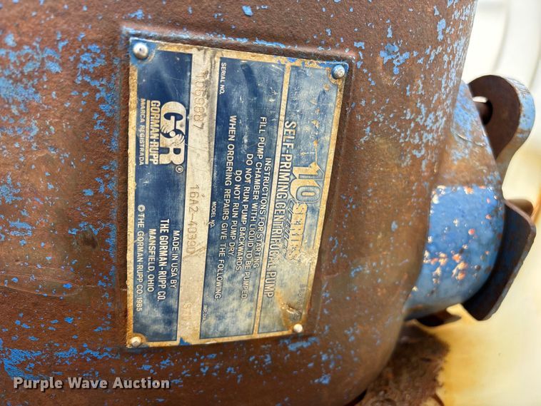 image for item EO4358 (2) Gorman Rupp pumps