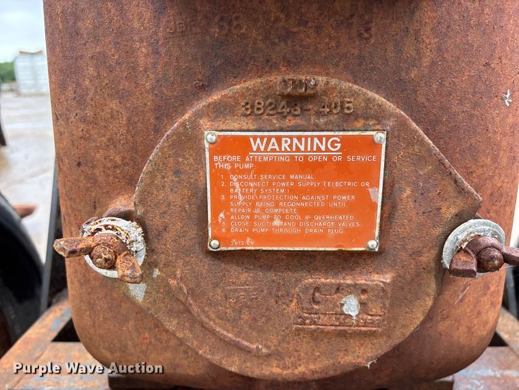 image for item EO4358 (2) Gorman Rupp pumps