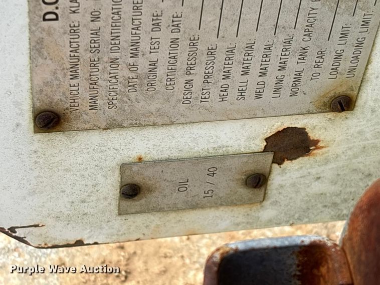 image for item EO4361 Lube skid