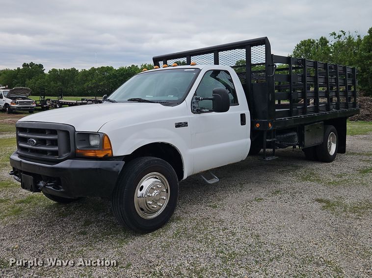 image for item EO7287 2000 Ford F450 Super Duty flatbed truck