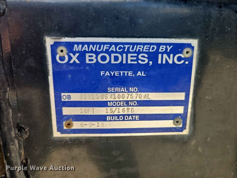 image for item EO8504 2019 Mack Granite dump truck