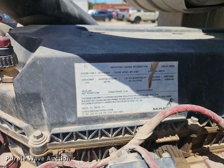 image for item EO8504 2019 Mack Granite dump truck