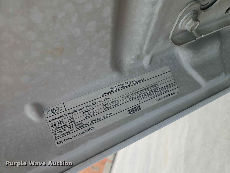image for item EO8547 2012 Ford F-550 utility / service truck