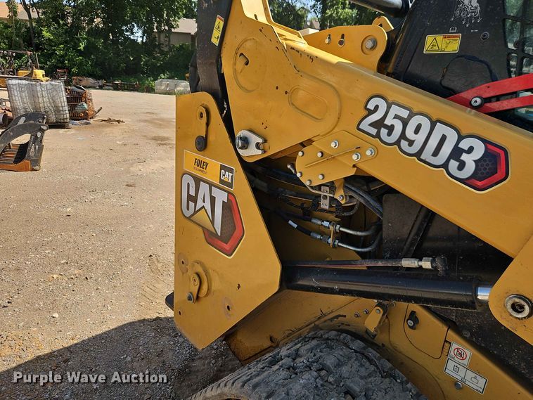 image for item EO8553 2020 Caterpillar 259D3 tracked skid steer loader