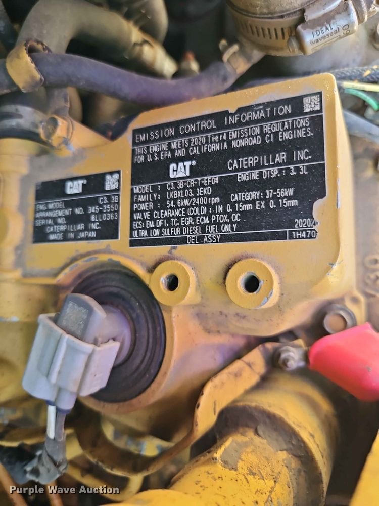 image for item EO8553 2020 Caterpillar 259D3 tracked skid steer loader