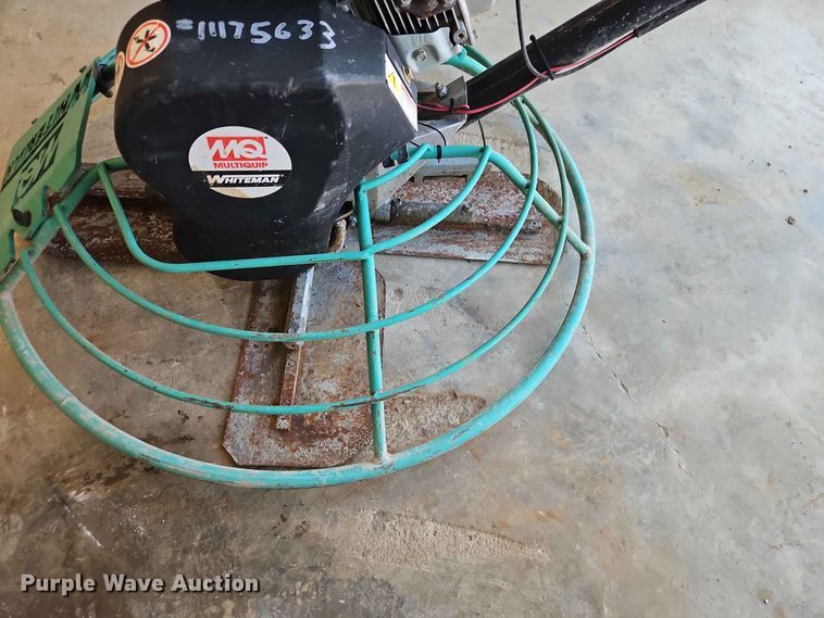 image for item EO8559 Whiteman power trowel
