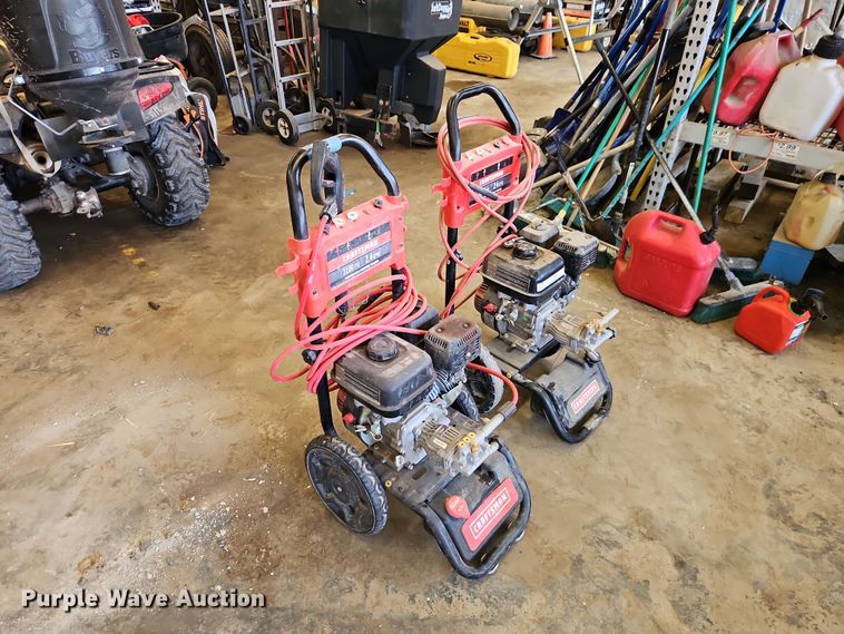 image for item EO8566 (2) Craftsman pressure washers