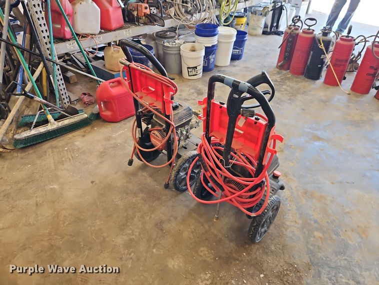 image for item EO8566 (2) Craftsman pressure washers