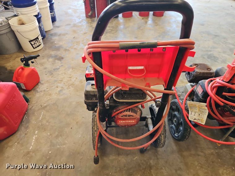image for item EO8566 (2) Craftsman pressure washers