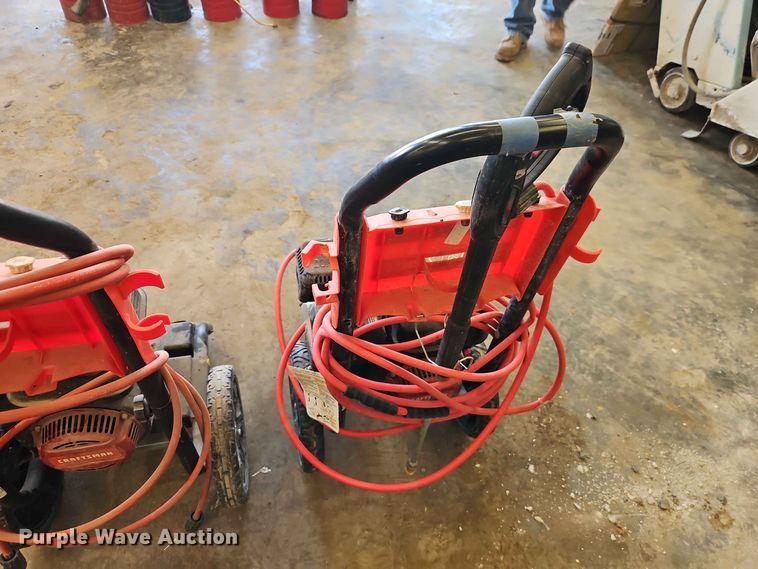 image for item EO8566 (2) Craftsman pressure washers