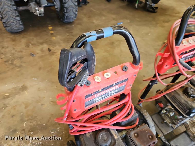 image for item EO8566 (2) Craftsman pressure washers