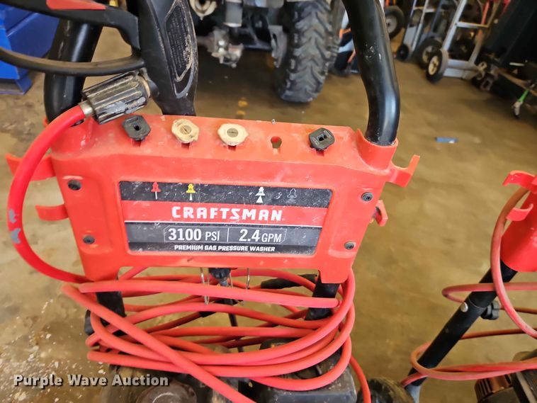 image for item EO8566 (2) Craftsman pressure washers