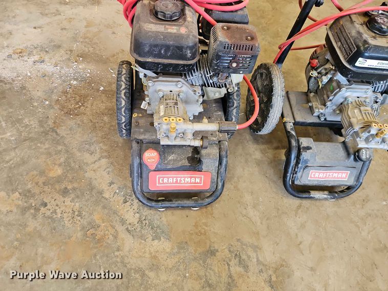 image for item EO8566 (2) Craftsman pressure washers