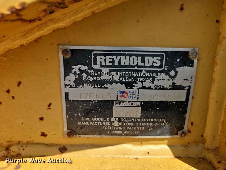 image for item EO8576 2001 Reynolds 17E10.5 scraper