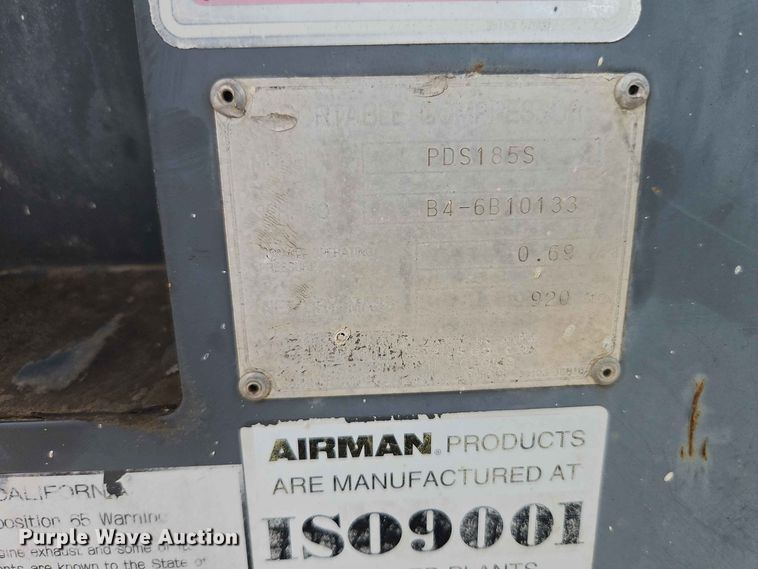 image for item EO8581 Airman PDS1855 air compressor
