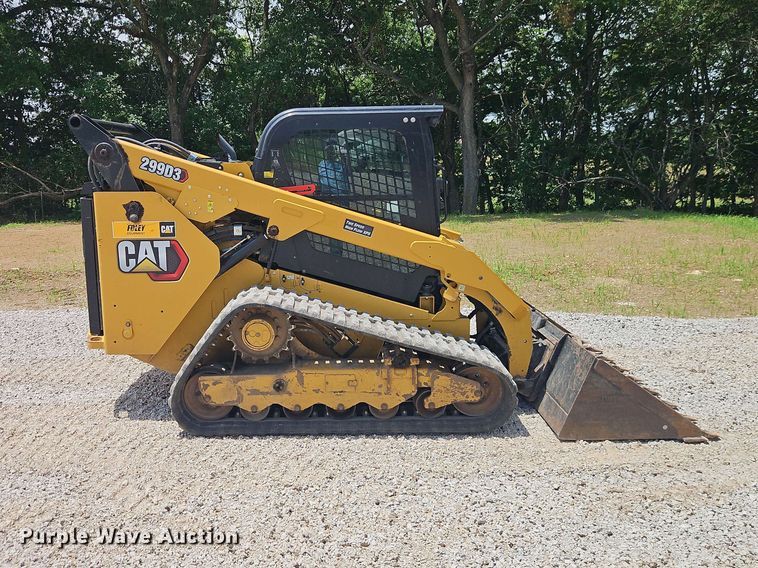 image for item EO8587 2020 Caterpillar 299D3 tracked skid steer loader