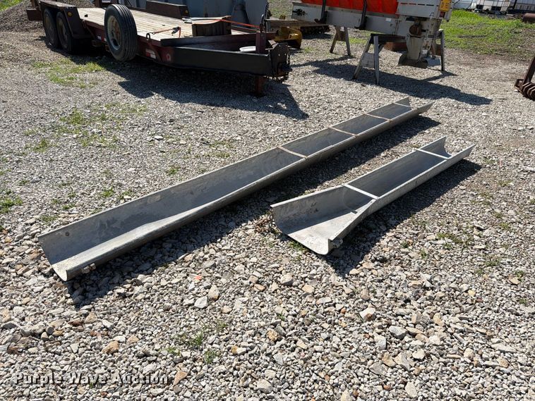 (2) concrete chutes